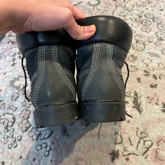 Blue Gray Timberland Boots - Picture 7 of 16